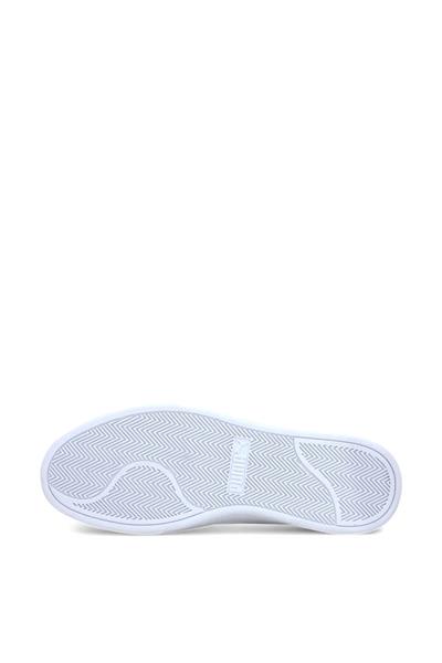 Puma Unisex Shuffle Spor Ayakkabı Siyah Beyaz 309668