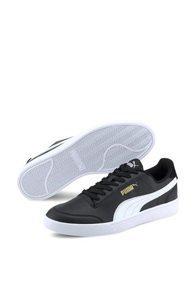 Puma Unisex Shuffle Spor Ayakkabı Siyah Beyaz 309668