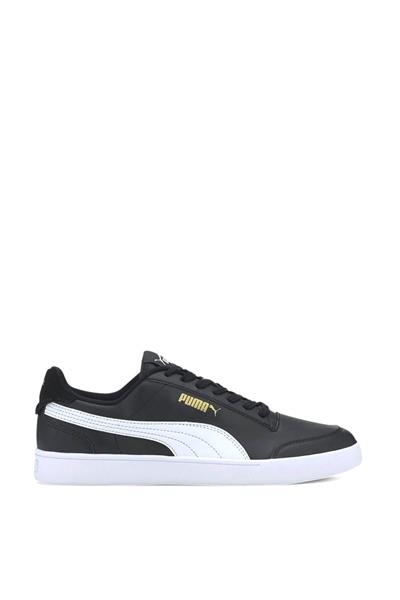 Puma Unisex Shuffle Spor Ayakkabı Siyah Beyaz 309668