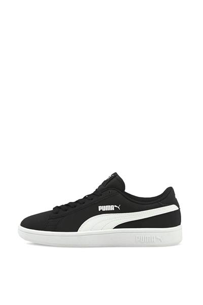 Puma Unisex Smash V2 Buck Spor Ayakkabı Siyah Beyaz 365182