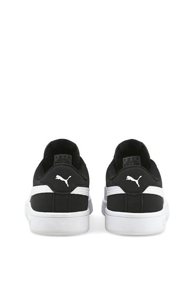 Puma Unisex Smash V2 Buck Spor Ayakkabı Siyah Beyaz 365182