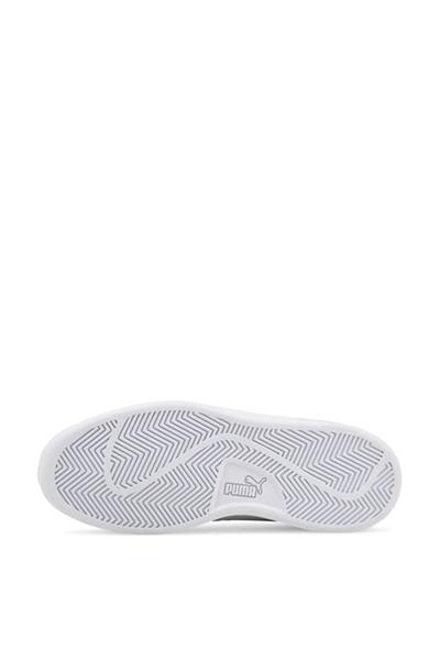 Puma Unisex Smash V2 Buck Spor Ayakkabı Siyah Beyaz 365182