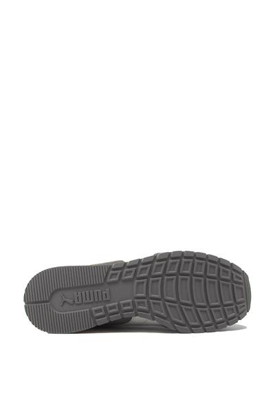 Puma Unisex ST Runner V3 Mesh Spor Ayakkabı Gri Turuncu 384640