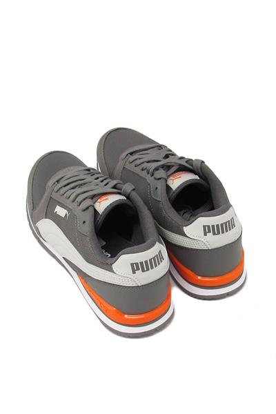 Puma Unisex ST Runner V3 Mesh Spor Ayakkabı Gri Turuncu 384640