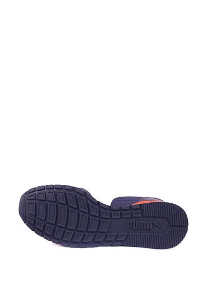 Puma Unisex ST Runner V3 Mesh Spor Ayakkabı Lacivert Kırmızı 384640