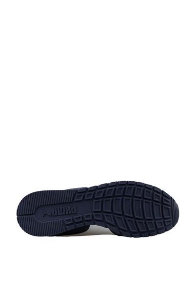 Puma Unisex ST Runner V3 Mesh Spor Ayakkabı Lacivert Beyaz 384640
