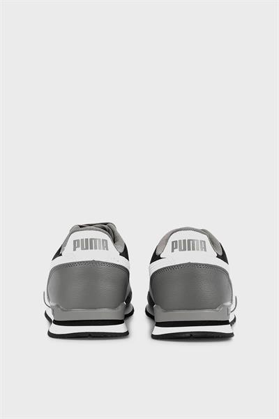 Puma Unisex ST Runner V3 Mesh Spor Ayakkabı Siyah Gri 384640