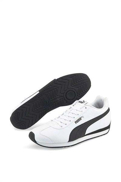 Puma Unisex Turin 3 Spor Ayakkabı Beyaz Siyah 383037