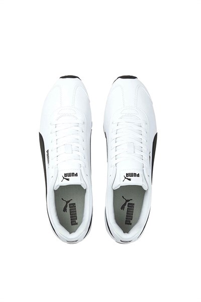 Puma Unisex Turin 3 Spor Ayakkabı Beyaz Siyah 383037