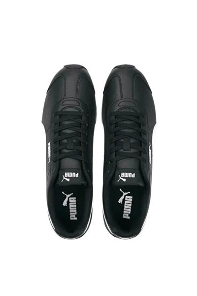Puma Unisex Turin 3 Spor Ayakkabı Siyah Beyaz 383037