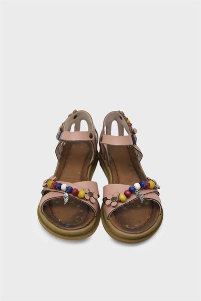 Sanbe Kız Çocuk Bocuklu Sandalet Pudra SNB502T6307