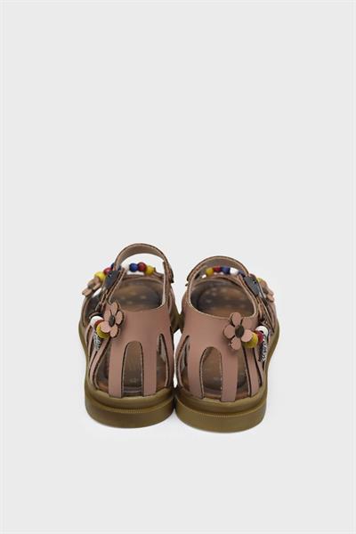 Sanbe Kız Çocuk Bocuklu Sandalet Pudra SNB502T6307