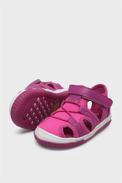 Sanbe Kız Çocuk Cırtlı Sandalet Fuşya SNB501N6601