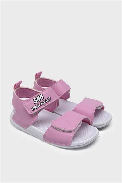 Sanbe Kız Çocuk Cırtlı Sandalet Pembe SNB501V5401