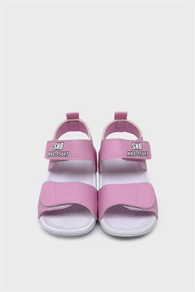 Sanbe Kız Çocuk Cırtlı Sandalet Pembe SNB501V5401