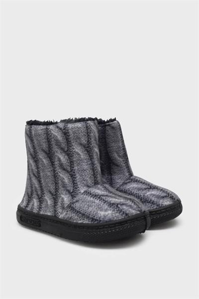 Sanbe Unisex Çocuk Bebe Panduf Gri SNB105P031