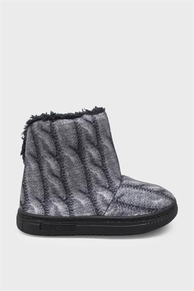 Sanbe Unisex Çocuk Bebe Panduf Gri SNB105P031