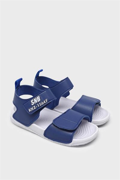 Sanbe Unisex Çocuk Cırtlı Sandalet Saks Mavisi SNB501V5401