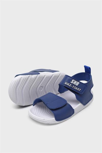 Sanbe Unisex Çocuk Cırtlı Sandalet Saks Mavisi SNB501V5401