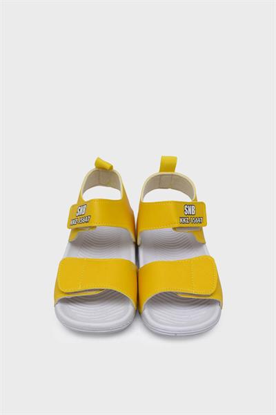 Sanbe Unisex Çocuk Cırtlı Sandalet Sarı SNB501V5401