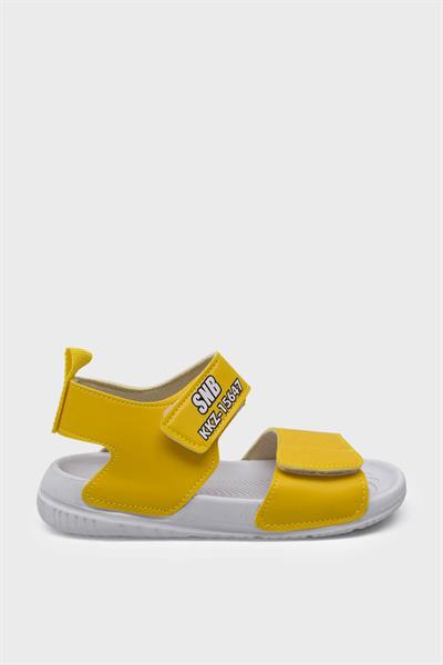 Sanbe Unisex Çocuk Cırtlı Sandalet Sarı SNB501V5401