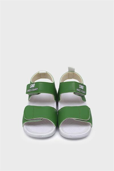 Sanbe Unisex Çocuk Cırtlı Sandalet Yeşil SNB501V5401