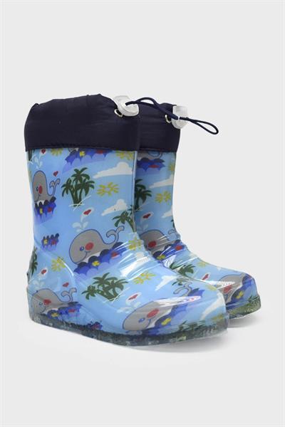 Sanbe Unisex Çocuk Yağmur Çizmesi Mavi SNB901Y3102