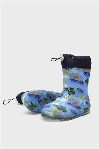Sanbe Unisex Çocuk Yağmur Çizmesi Mavi SNB901Y3102