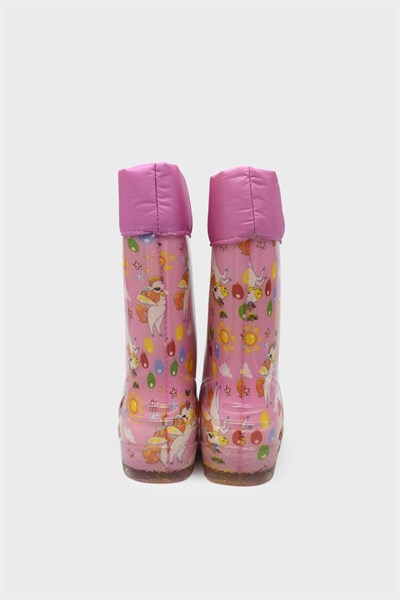 Sanbe Unisex Çocuk Yağmur Çizmesi Pembe SNB901Y3102