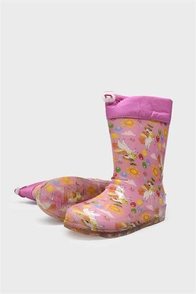 Sanbe Unisex Çocuk Yağmur Çizmesi Pembe SNB901Y3102