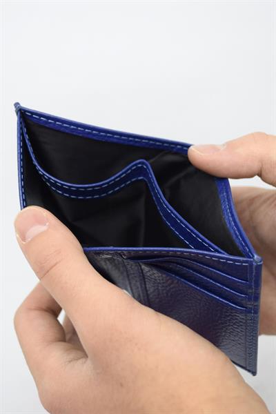 Sosela Erkek Deri Cüzdan Mavi SSL1004