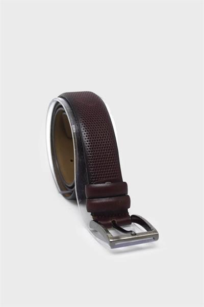 Sosela Erkek Deri Kemer Bordo SSL-3,5
