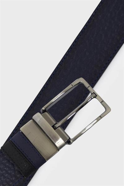 Sosela Erkek Deri Kemer Lacivert SSL-DNRL4