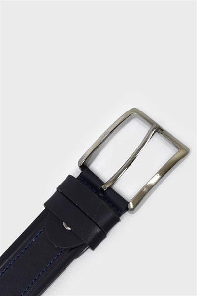 Sosela Erkek Deri Kemer Lacivert SSL-K4