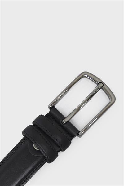 Sosela Erkek Deri Kemer Siyah Dikişli  SSL-3,5