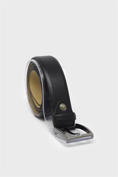 Sosela Erkek Deri Kemer Siyah SSL-3,5