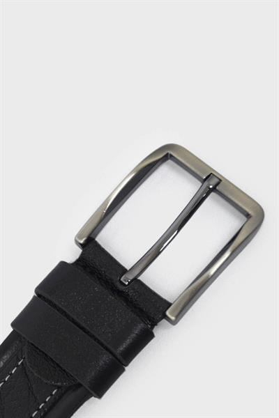 Sosela Erkek Deri Kemer Siyah SSL-K4