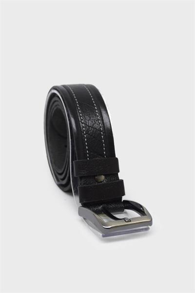 Sosela Erkek Deri Kemer Siyah SSL-K4