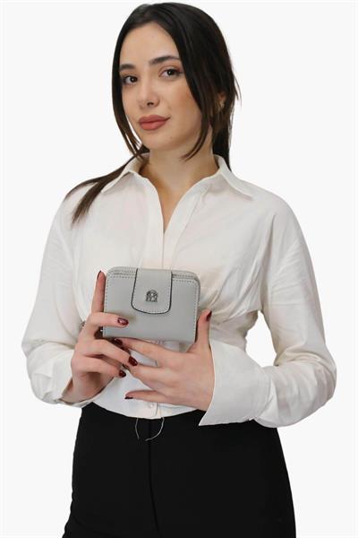 Sosela Kadın Cüzdan Gri SSL-4028
