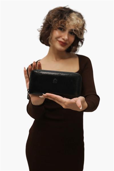 Sosela Kadın Cüzdan Rugan Siyah SSL-4032