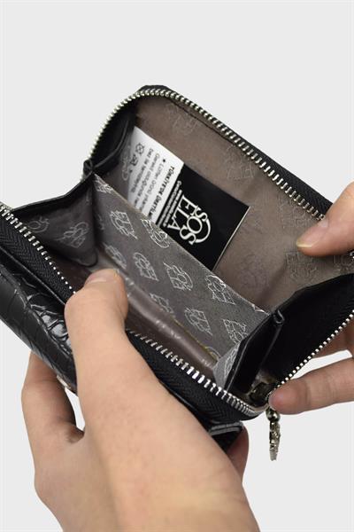 Sosela Kadın Cüzdan Siyah Kroko SSL-4033