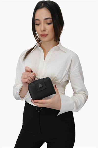 Sosela Kadın Cüzdan Siyah SSL-4028