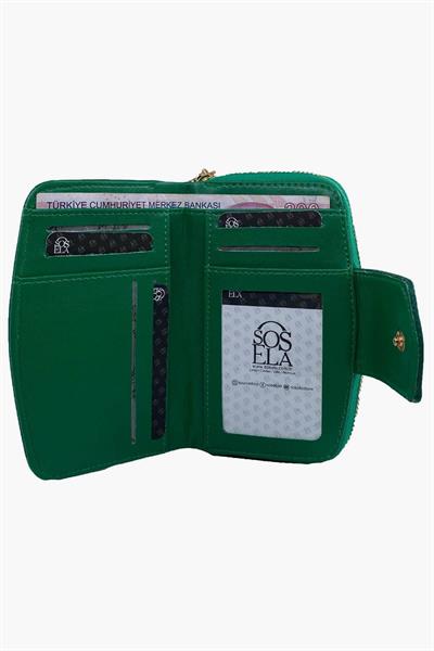 Sosela Kadın Cüzdan Yeşil SSL-4016