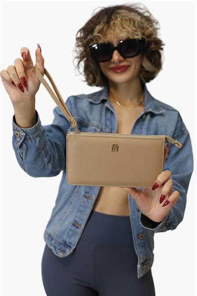 Sosela Kadın Kartlıklı Cüzdan Kum SSL-4030