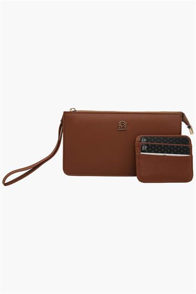 Sosela Kadın Kartlıklı Cüzdan Taba SSL-4030