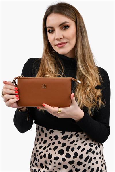 Sosela Kadın Kartlıklı Cüzdan Taba SSL-4030