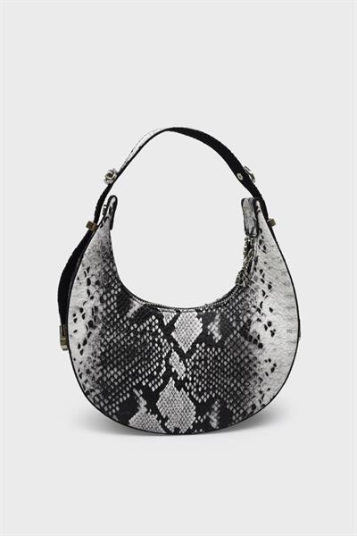 Sosela Kadın Kol Çantası Beyaz Yılan SSL-7143