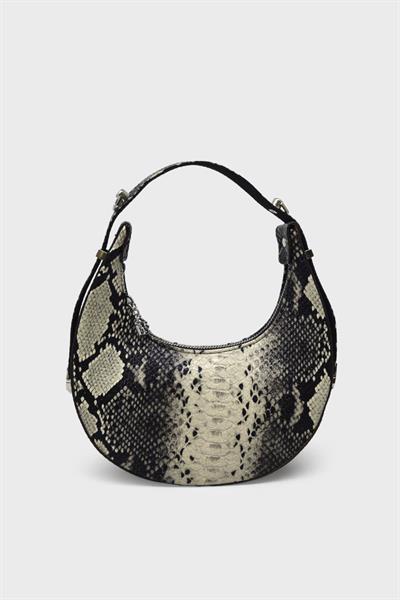 Sosela Kadın Kol Çantası Siyah Yılan SSL-7143