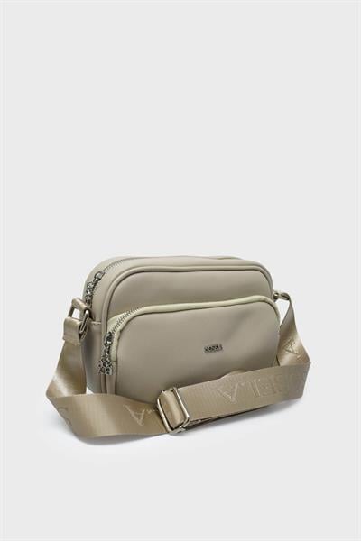 Sosela Kadın Mini Portföy Çanta Bej SSL-7156