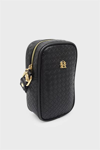 Sosela Kadın Mini Portföy Çanta Siyah SSL-7151